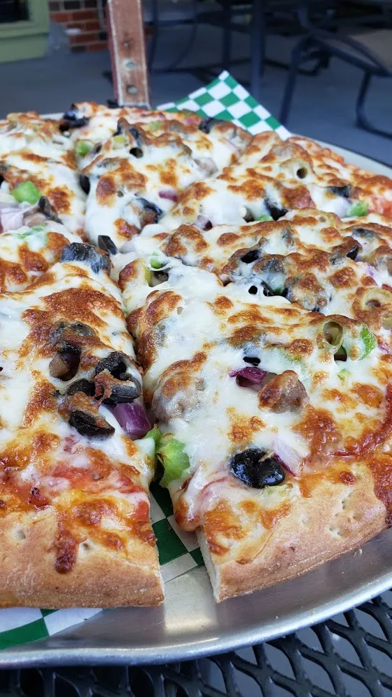 Cheese Pizza with 1 2 Black Olive